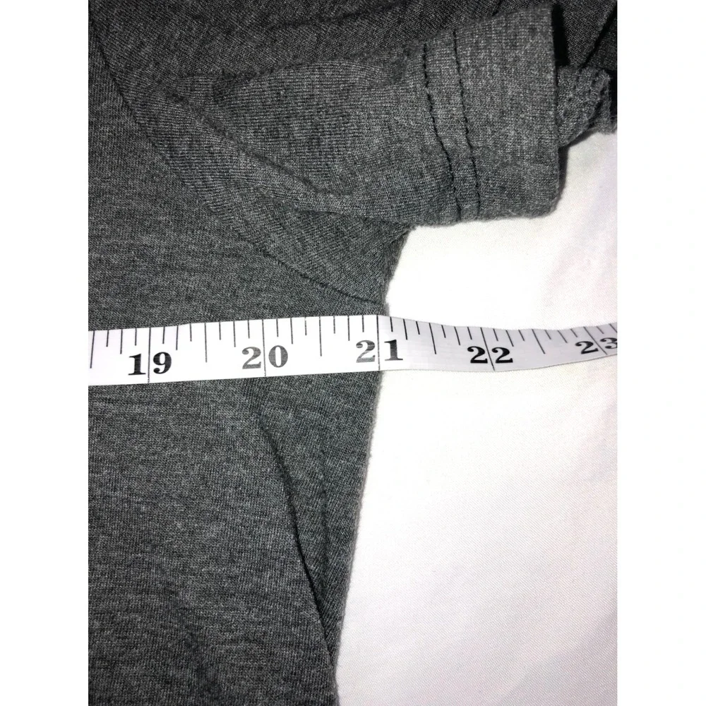 Nike Just Do It Graphic T-Shirt Mens Medium Grey Red Swoosh Athletic Tee 00677